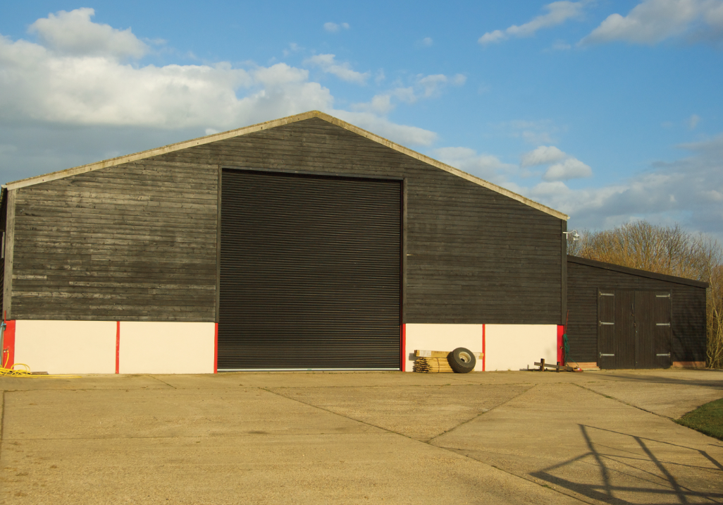Modern English barn, planning permission